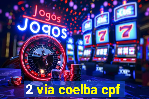 2 via coelba cpf